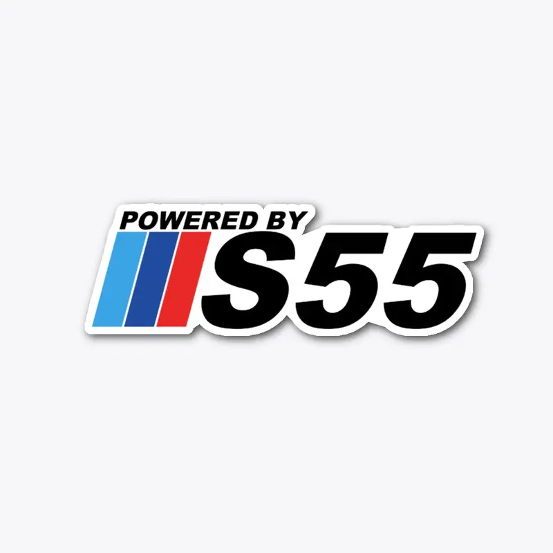 Powered By S55 (Black Design)