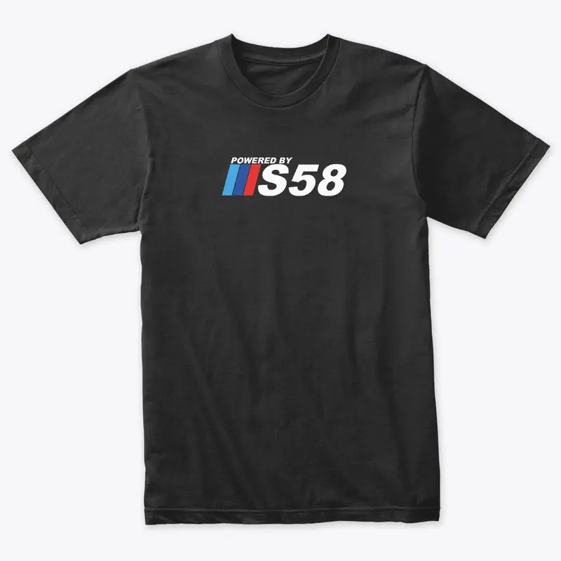 Powered By S58 (White Design)