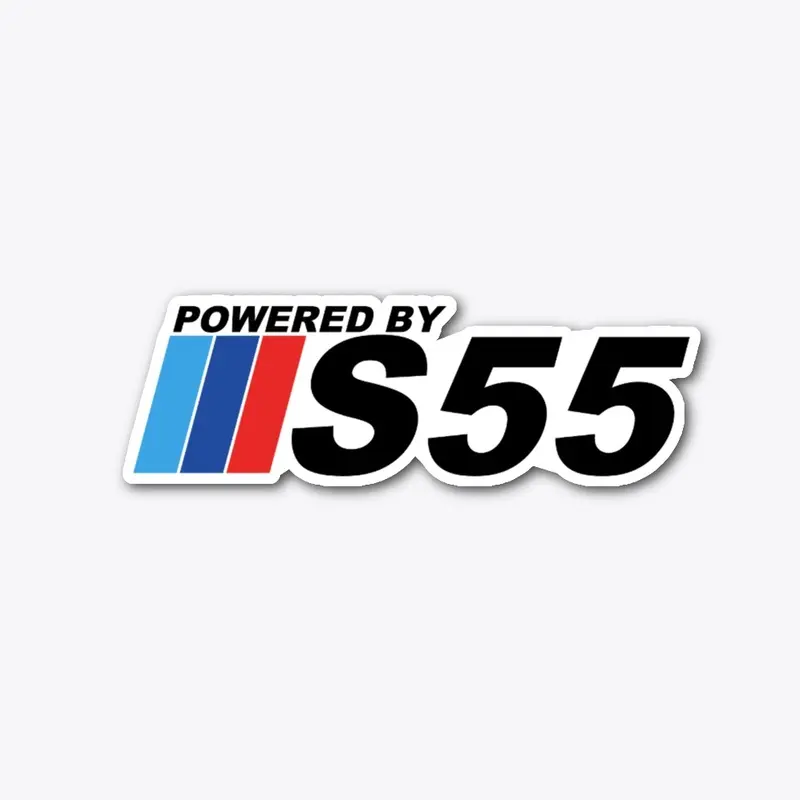 Powered By S55 (Black Design)