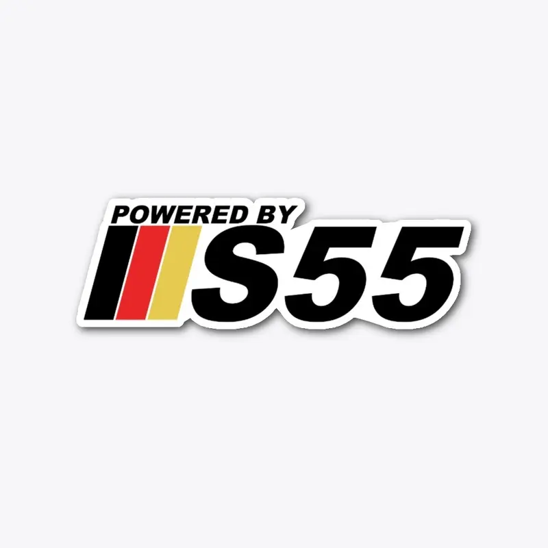 Powered By S55 (German Black Design)