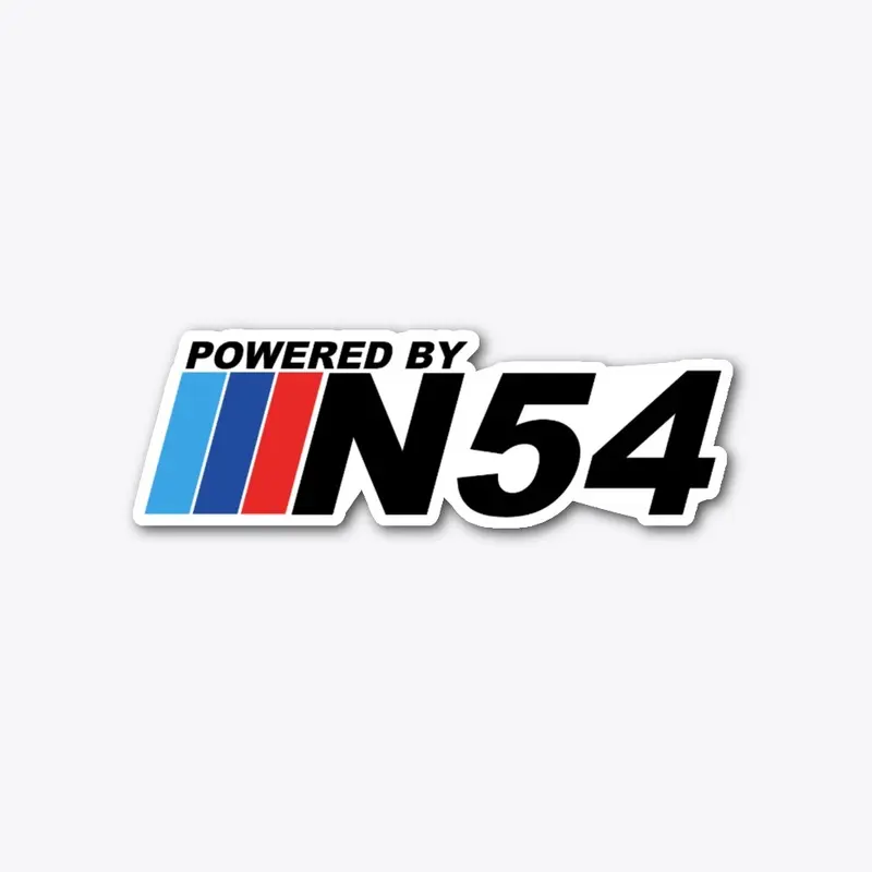 Powered By N54 (Black Design)