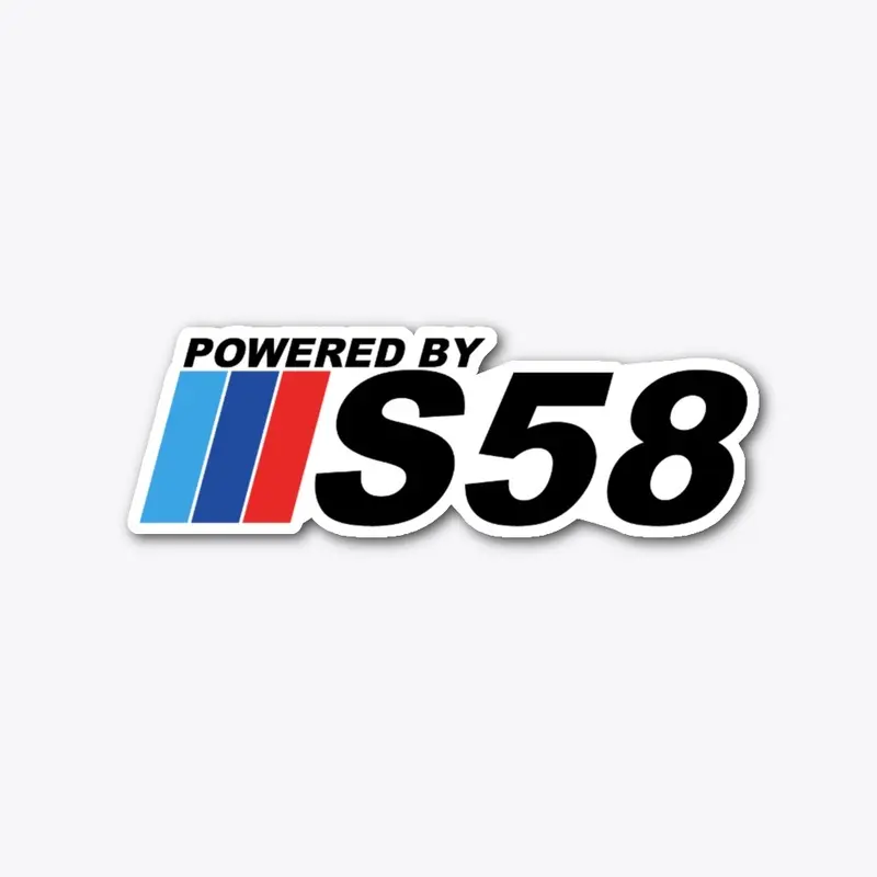 Powered By S58 (Black Design)